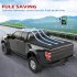 US GARVEE Quad 4 Fold Soft Folding Truck Bed 6 5ft Tonneau Cover Compatible for 2009 2014 Ford F150 Black