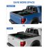 US GARVEE Quad 4 Fold Soft Folding Truck Bed 6 5ft Tonneau Cover Compatible for 2015 2023 Ford F150 Black