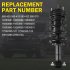 US GARVEE Rear Air Shocks Suspension Struts Compatible for Avalanche Suburban Escalade Tahoe Yukon