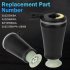 US GARVEE Rear Air Spring Kit Air Suspension Bag Compatible with 1989 2010 Lincoln Town Car 1992 2010 Crown Victoria