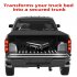 US GARVEE Roll Up Soft Truck Bed 5 8ft Tonneau Cover Compatible for 2014 2018 Chevrolet Silverado 1500 Black
