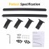 US GARVEE Roof Rack Cross Bars for 2015 2020 Chevry Suburban   Tahoe with Grooved Side Rails