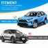 US GARVEE Roof Rack Cross Bar Fit for 2019 2023 Toyota RAV4 Heavy Duty Steel Main Body RAV4 Cross Bars