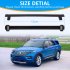 US GARVEE Roof Rack Cross Bar Fit For 2011 2021 Jeep Cherokee Heavy Duty Steel Main Body Jeep Cherokee Cross Bars