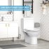 US GARVEE Round Non Electric Bidet Toilet Seat Bidet Attachment For Toilet With Self Cleaning Nozzles