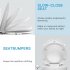 US GARVEE Round Non Electric Bidet Toilet Seat Bidet Attachment For Toilet With Self Cleaning Nozzles