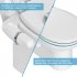 US GARVEE Round Non Electric Bidet Toilet Seat Bidet Attachment For Toilet With Self Cleaning Nozzles