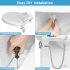 US GARVEE Round Non Electric Bidet Toilet Seat Bidet Attachment For Toilet With Self Cleaning Nozzles