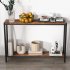 US GARVEE Rustic Console Table  42 9  Entryway Table with Storage  2 Tier Sofa Table  Console Tables for Entryway  Living Room  Hallway  Foyer  Corridor  Office