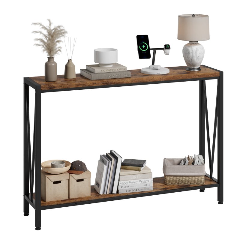 US GARVEE Rustic Console Table, 42.9