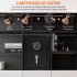 US GARVEE Safe Box for Home 2 Cubic Feet Large Steel Safe with Digital Lock for Cash Jewelry Valuables