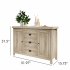US GARVEE Senfot Buffet Sideboards Kitchen Storage Cabinet with 3 Drawers and 2 Doors Sideboard Oak