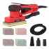 US GARVEE Sheet Sander with 12 Sanding Paper 350W Brushless Motor Finishing Sander 10000 RPM