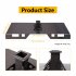 US GARVEE Skid Steer Mount Plate Thick Attachment Plate Steel Quick Attachment Loader Plate