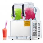US GARVEE Slushy Machines, 2.1 Gal Stainless Steel Margarita Machine with 2 Tanks, Frozen Drinks Smoothie Machine for Supermarkets Cafes Bars,home