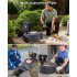 US GARVEE Snake Camera Sewer Camera with 512Hz Locator 9 Inch Touch HD Screen