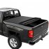 US GARVEE Soft Quad Fold 5 8ft Truck Bed Tonneau Cover Compatible with 2014 2018 Chevrolet Silverado 1500 Black