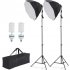 US GARVEE Softbox Photography Lighting Kit Continuous Lighting Kit with 2pcs 135W 5500K Bulbs