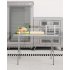 US GARVEE Stainless Steel Folding Table Commercial Kitchen Prep Table without Undershelf