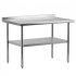 US GARVEE Stainless Steel Work Table with Undershelf Commercial Kitchen Prep Table