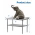 US GARVEE Stainless Steel Work Table with Undershelf Commercial Kitchen Prep Table