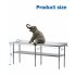 US GARVEE Stainless Steel Work Table with Undershelf Commercial Kitchen Prep Table