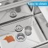 US GARVEE Stainless Steel Sink Commercial Restaurant Sinks Anti leakage Kitchen Sink   1 Compartment