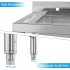 US GARVEE Stainless Steel Sink Commercial Restaurant Sinks Anti leakage Kitchen Sink   1 Compartment