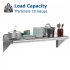 US GARVEE Stainless Steel Wall Shelf Commercial Wall Mount Shelving       Rectangular Floating Shelf
