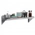 US GARVEE Stainless Steel Wall Shelf Commercial Wall Mount Shelving       Rectangular Floating Shelf