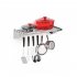 US GARVEE Stainless Steel Wall Shelf Commercial Wall Mount Shelving       Rectangular Floating Shelf