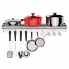 US GARVEE Stainless Steel Wall Shelf Commercial Wall Mount Shelving ‎‎Rectangular Floating Shelf