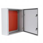 US GARVEE Steel Electrical Box IP66 Waterproof Dustproof Electrical Enclosure Lockable Junction Box with Mounting Plate