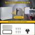 US GARVEE Steel Electrical Box IP66 Waterproof Dustproof Electrical Enclosure Lockable Junction Box with Mounting Plate