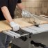 US GARVEE Table Saw 10 Inch 15A Multifunctional Saw with Stand   Push Stick