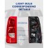 US GARVEE Tail Light Assembly for 03 06 Chevy Silverado 1500 1500HD 2500 2500HD Driver   Passenger Side Ruby Red