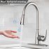 US GARVEE Touchless Kitchen Faucet With Pull Down Sprayer Double Sensor Pulldown Faucet