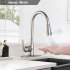US GARVEE Touchless Kitchen Faucet With Pull Down Sprayer Double Sensor Pulldown Faucet