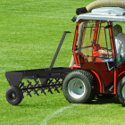 US GARVEE Tow Behind Spike Aerator, 48 Inch Tow Behind Aerators with Durable Steel Tines Lawn Soil Penetrator with Extra-Wide Tow Bar for Lawn, Farm, Planting