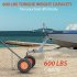 US GARVEE Trailer Dolly 600 lbs Tongue Weight Capacity Trailer Mover with 16 24 Inch Adjustable Height