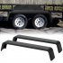 US GARVEE Trailer Fenders 2 Pack Tandem Axle Trailer Fenders Fit 13  15  Tires Heavy Duty Steel Double Axle Trailer Fenders Car Hauler Trailer Cargo Trailer Uti