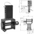 US GARVEE Trailer Stake Pocket Winch Heavy Duty Flatbed Trailer Tool with Standard Size Winch Bar 4pcs