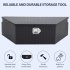 US GARVEE Trailer Tongue Box 39 Inch Trailer Tool Box Diamond Plate Waterproof Tool Storage Box Black