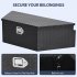 US GARVEE Trailer Tongue Box 39 Inch Trailer Tool Box Diamond Plate Waterproof Tool Storage Box Black