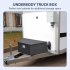 US GARVEE Trailer Tongue Box 39 Inch Trailer Tool Box Diamond Plate Waterproof Tool Storage Box Black
