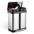 US GARVEE Trash Can 2x30L Garbage Can Stainless Steel Pedal Recycle Bin with Lid and Inner Buckets