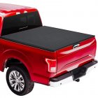 US GARVEE Truck Bed Tonneau Cover Soft Roll Up Tonneau Cover for Ford F150 6.5ft 2015-2023