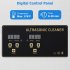 US GARVEE Ultrasonic Cleaner 240W 10L Ultrasonic Jewelry Cleaner Machine With Digital Timer Heater Silver