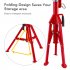 US GARVEE V Head Pipe Jack Stand 28 52 Inch Adjustable Height 1 8 Inch  12 Inch Capacity 2500 lb Load Capacity