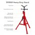US GARVEE V Head Pipe Jack Stand 28 52 Inch Adjustable Height 1 8 Inch  12 Inch Capacity 2500 lb Load Capacity